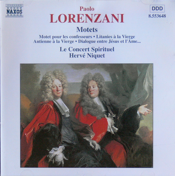 Paolo Lorenzani – Le Concert Spirituel, Hervé Niquet – Motets (CD) (Mint (M)) Paolo Lorenzani – Le Concert Spirituel, Hervé Niquet – Motets (CD) (Mint (M))