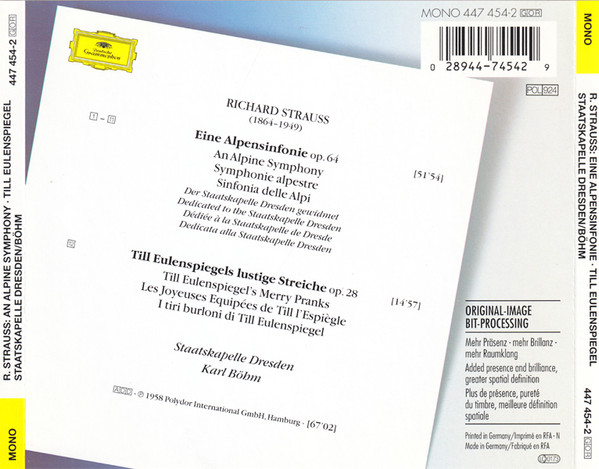 Richard Strauss - Staatskapelle Dresden • Karl Böhm-2