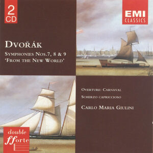 Antonín Dvořák – Carlo Maria Giulini – Symphonies 7,8 & 9 &lsquo;From The New World&rsquo; (2xCD) (Mint (M))