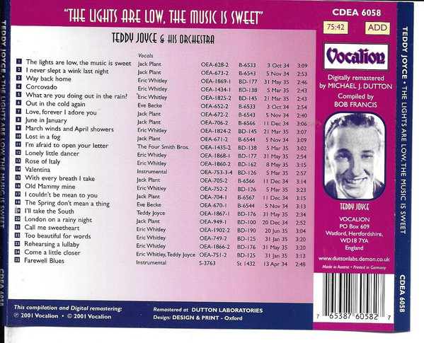 Teddy Joyce And His Orchestra-1