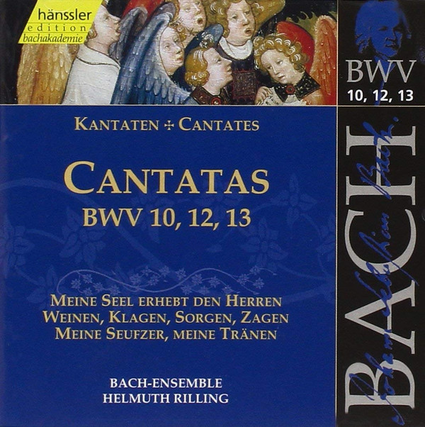 Johann Sebastian Bach – Bach-Ensemble, Helmuth Rilling – Cantatas BWV 10,12,13 (CD) (Mint (M)) Johann Sebastian Bach – Bach-Ensemble, Helmuth Rilling – Cantatas BWV 10,12,13 (CD) (Mint (M))