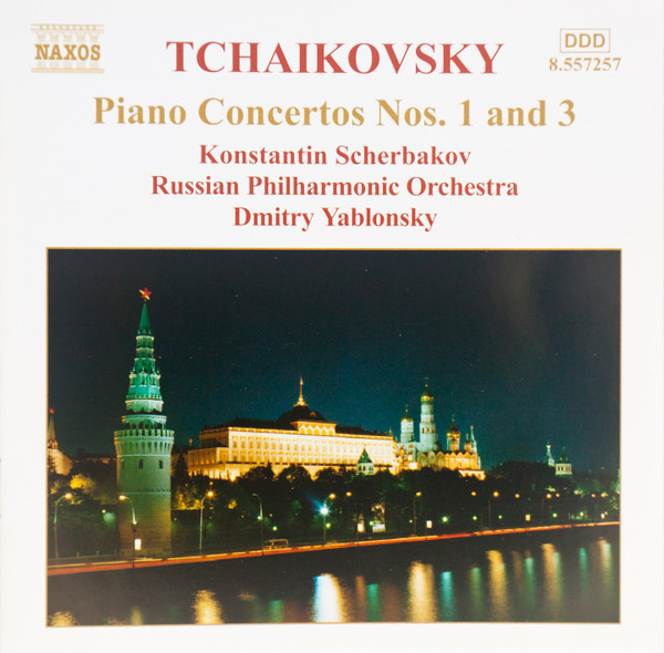 Pyotr Ilyich Tchaikovsky, Konstantin Scherbakov, Russian Philharmonic Orchestra, Dmitry Yablonsky – Piano Concertos Nos.1 And 3 (CD) (Mint (M)) Pyotr Ilyich Tchaikovsky, Konstantin Scherbakov, Russian Philharmonic Orchestra, Dmitry Yablonsky – Piano Concertos Nos.1 And 3 (CD) (Mint (M))