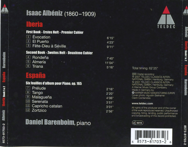 Isaac Albéniz - Daniel Barenboim-2