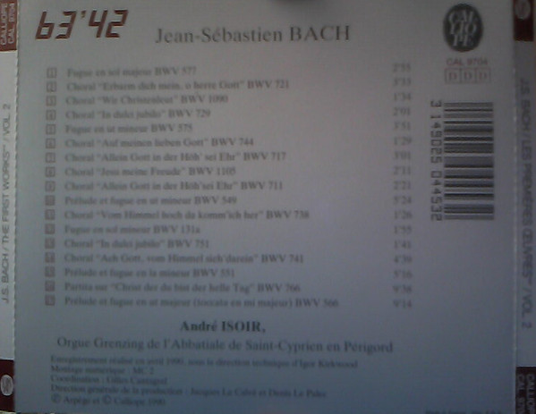Johann Sebastian Bach - André Isoir-1