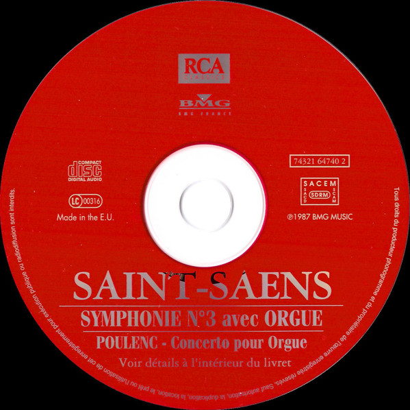 Camille Saint-Saëns, Francis Poulenc - Charles Munch, Boston Symphony Orchestra-2