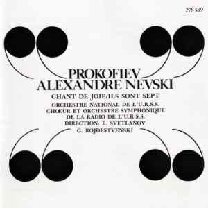 Sergei Prokofiev – Alexandre Nevski / Chant De Joie / Ils Sont Sept (CD) (Mint (M))