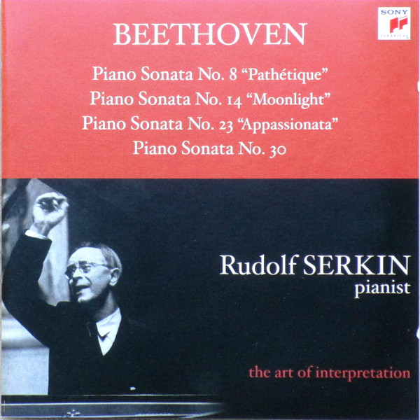 Rudolf Serkin, Ludwig van Beethoven – Piano Sonatas Nos. 8, 14, 23 & 30 (CD) (Mint (M)) Rudolf Serkin, Ludwig van Beethoven – Piano Sonatas Nos. 8, 14, 23 & 30 (CD) (Mint (M))