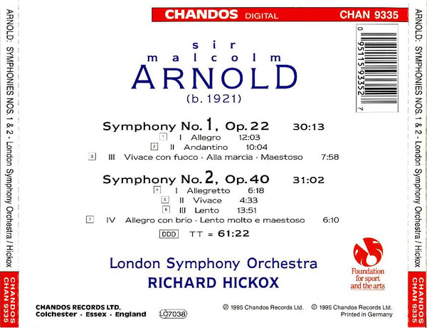 Malcolm Arnold – London Symphony Orchestra, Richard Hickox-3