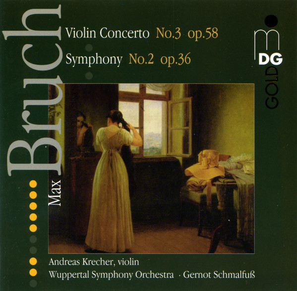 Max Bruch, Gernot Schmalfuß, Andreas Krecher – Violin Concerto No.3, Op.58 – Symphony No.2, Op.36 (CD) (Mint (M)) Max Bruch, Gernot Schmalfuß, Andreas Krecher – Violin Concerto No.3, Op.58 – Symphony No.2, Op.36 (CD) (Mint (M))