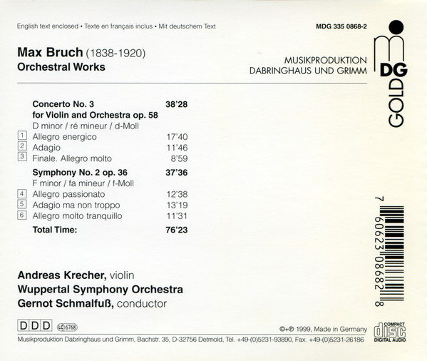 Max Bruch, Gernot Schmalfuß, Andreas Krecher-1