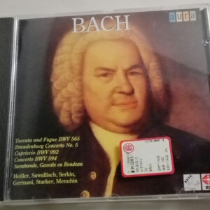 Johann Sebastian Bach – Heiller, Sawallisch, Serkin, Germani, Starker, Menuhin (CD) (Mint (M)) Johann Sebastian Bach – Heiller, Sawallisch, Serkin, Germani, Starker, Menuhin (CD) (Mint (M))