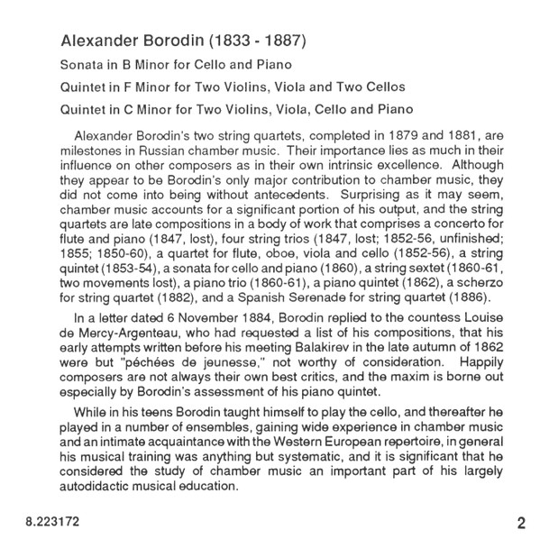 Alexander Borodin - Ottó Kertész • Ilona Prunyi • New Budapest Quartet-4