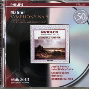 Gustav Mahler – Concertgebouworkest, Bernard Haitink, Jessye Norman, John Shirley-Quirk – Symphony No. 9 / Lieder Aus “Des Knaben Wunderhorn” (2xCD) (Mint (M)) Gustav Mahler – Concertgebouworkest, Bernard Haitink, Jessye Norman, John Shirley-Quirk – Symphony No. 9 / Lieder Aus “Des Knaben Wunderhorn” (2xCD) (Mint (M))
