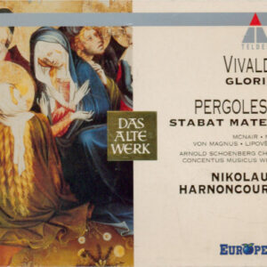 Giovanni Battista Pergolesi, Nikolaus Harnoncourt, Antonio Vivaldi – PERGOLESE – Harnoncourt – Stabat Mater (2xCD) (Mint (M)) Giovanni Battista Pergolesi, Nikolaus Harnoncourt, Antonio Vivaldi – PERGOLESE – Harnoncourt – Stabat Mater (2xCD) (Mint (M))