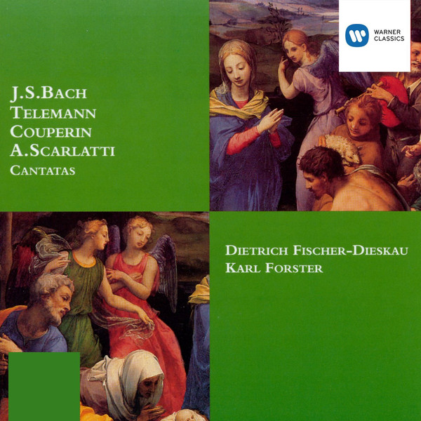 Johann Sebastian Bach, Georg Philipp Telemann, François Couperin, Alessandro Scarlatti, Dietrich Fischer-Dieskau, Karl Forster – Cantatas (2xCD) (Mint (M)) Johann Sebastian Bach, Georg Philipp Telemann, François Couperin, Alessandro Scarlatti, Dietrich Fischer-Dieskau, Karl Forster – Cantatas (2xCD) (Mint (M))