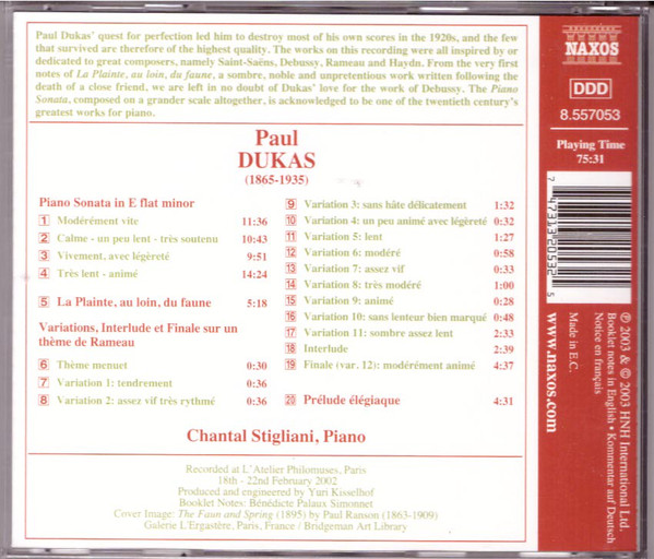 Paul Dukas / Chantal Stigliani-1