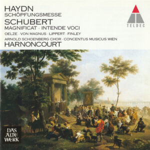 Joseph Haydn, Franz Schubert, Christiane Oelze, Elisabeth Von Magnus, Herbert Lippert, Gerald Finley, Concentus Musicus Wien, Arnold Schoenberg Chor, Nikolaus Harnoncourt – Schöpfungsmesse – Magnificat – Intende Voci (CD) (Mint (M)) Joseph Haydn, Franz Schubert, Christiane Oelze, Elisabeth Von Magnus, Herbert Lippert, Gerald Finley, Concentus Musicus Wien, Arnold Schoenberg Chor, Nikolaus Harnoncourt – Schöpfungsmesse – Magnificat – Intende Voci (CD) (Mint (M))
