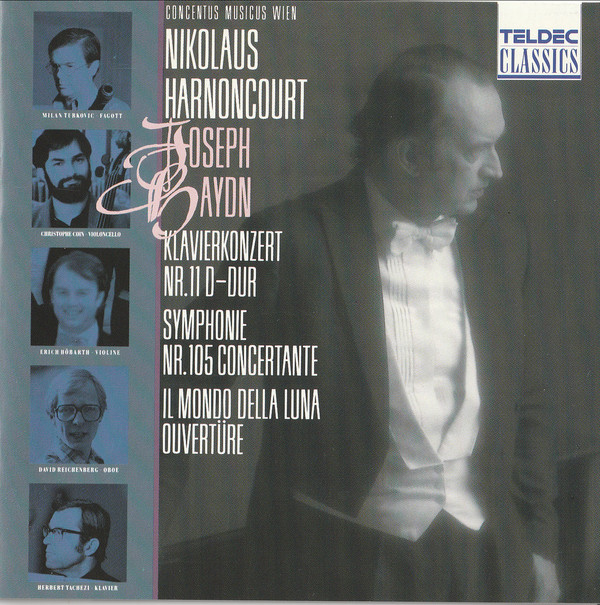 Joseph Haydn, Concentus Musicus Wien, Nikolaus Harnoncourt – Klavierkonzert Nr. 11 D-Dur – Symphonie Nr. 105 Concertante – Il Mondo Della Luna Ouvertüre (CD) (Very Good Plus (VG+)) Joseph Haydn, Concentus Musicus Wien, Nikolaus Harnoncourt – Klavierkonzert Nr. 11 D-Dur – Symphonie Nr. 105 Concertante – Il Mondo Della Luna Ouvertüre (CD) (Very Good Plus (VG+))