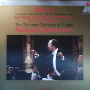 Wolfgang Amadeus Mozart, The Chamber Orchestra Of Europe, Nikolaus Harnoncourt – Les Trois Dernières Symphonies 39, 40 Et 41 >Jupiter< (2xCD) (Mint (M))