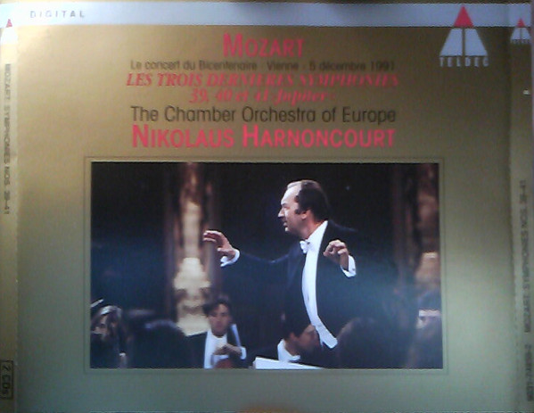Wolfgang Amadeus Mozart, The Chamber Orchestra Of Europe, Nikolaus Harnoncourt – Les Trois Dernières Symphonies 39, 40 Et 41 >Jupiter< (2xCD) (Mint (M)) Wolfgang Amadeus Mozart, The Chamber Orchestra Of Europe, Nikolaus Harnoncourt – Les Trois Dernières Symphonies 39, 40 Et 41 >Jupiter< (2xCD) (Mint (M))