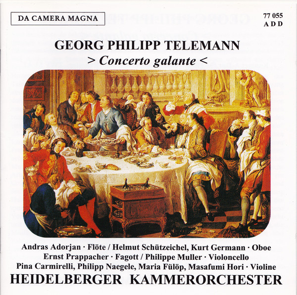 Georg Philipp Telemann, Heidelberger Kammerorchester – Concerto Galante (CD) (Mint (M)) Georg Philipp Telemann, Heidelberger Kammerorchester – Concerto Galante (CD) (Mint (M))