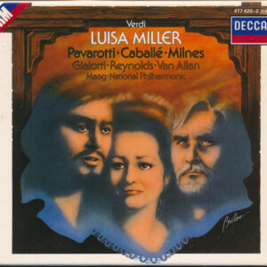 Giuseppe Verdi – Luciano Pavarotti · Montserrat Caballé · Sherrill Milnes · Bonaldo Giaiotti · Anna Reynolds · Richard Van Allan · National Philharmonic Orchestra · Peter Maag – Luisa Miller (2xCD) (Very Good Plus (VG+)) Giuseppe Verdi – Luciano Pavarotti · Montserrat Caballé · Sherrill Milnes · Bonaldo Giaiotti · Anna Reynolds · Richard Van Allan · National Philharmonic Orchestra · Peter Maag – Luisa Miller (2xCD) (Very Good Plus (VG+))