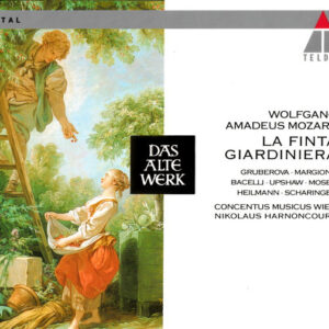 Wolfgang Amadeus Mozart – Edita Gruberova, Charlotte Margiono, Monica Bacelli, Dawn Upshaw, Thomas Moser, Uwe Heilmann, Anton Scharinger, Concentus Musicus Wien, Nikolaus Harnoncourt – La Finta Giardiniera K. 196 (3xCD) (Mint (M))