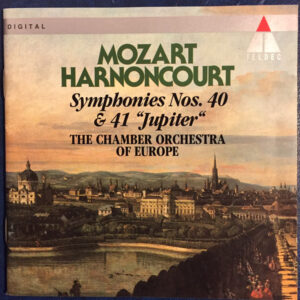 Wolfgang Amadeus Mozart, The Chamber Orchestra Of Europe, Nikolaus Harnoncourt – Mozart Symphonies Nos. 40 & 41 “Jupiter” (CD) (Mint (M))
