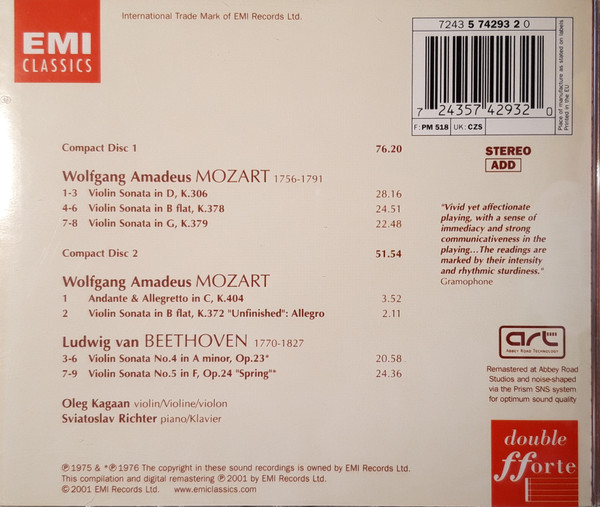 Oleg Kagan, Sviatoslav Richter-2
