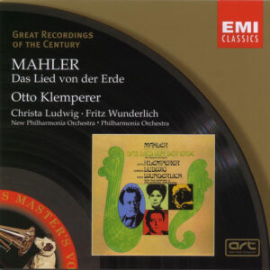Gustav Mahler – Christa Ludwig • Fritz Wunderlich • New Philharmonia Orchestra • Philharmonia Orchestra • Otto Klemperer – Das Lied Von Der Erde (CD) (Mint (M)) Gustav Mahler – Christa Ludwig • Fritz Wunderlich • New Philharmonia Orchestra • Philharmonia Orchestra • Otto Klemperer – Das Lied Von Der Erde (CD) (Mint (M))