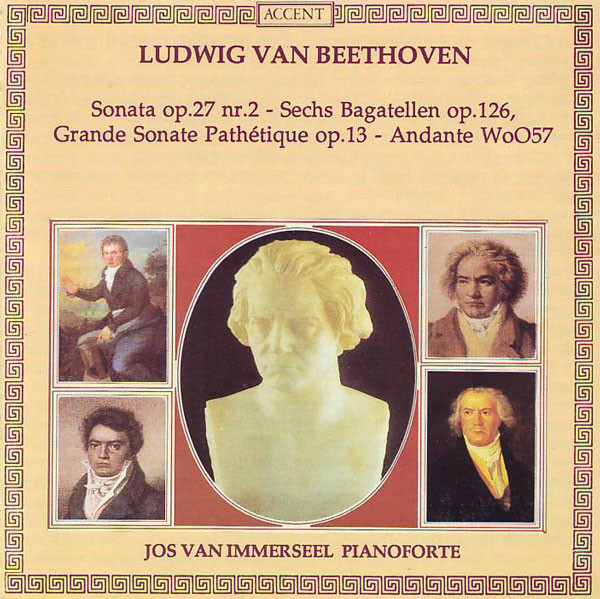 Ludwig van Beethoven / Jos van Immerseel – Sonata Op. 27 Nr. 2 – Sechs Bagatellen Op. 126, Grande Sonate Pathétique Op. 13 – Andante WoO57 (CD) (Mint (M)) Ludwig van Beethoven / Jos van Immerseel – Sonata Op. 27 Nr. 2 – Sechs Bagatellen Op. 126, Grande Sonate Pathétique Op. 13 – Andante WoO57 (CD) (Mint (M))