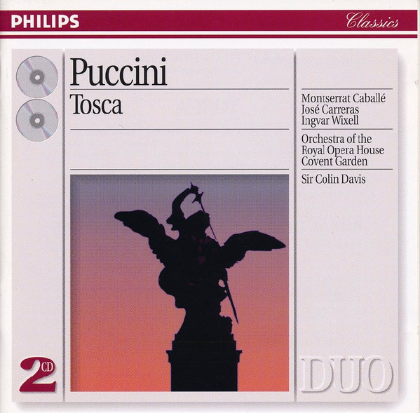 Giacomo Puccini – Montserrat Caballé, José Carreras, Ingvar Wixell – Orchestra Of The Royal Opera House, Covent Garden – Sir Colin Davis – Tosca (2xCD) (Mint (M)) Giacomo Puccini – Montserrat Caballé, José Carreras, Ingvar Wixell – Orchestra Of The Royal Opera House, Covent Garden – Sir Colin Davis – Tosca (2xCD) (Mint (M))