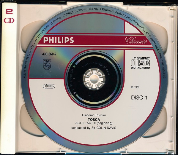 Giacomo Puccini - Montserrat Caballé, José Carreras, Ingvar Wixell - Orchestra Of The Royal Opera House, Covent Garden - Sir Colin Davis-2