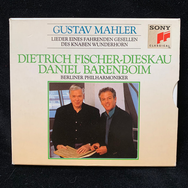 Gustav Mahler / Dietrich Fischer-Dieskau, Daniel Barenboim, Berliner Philharmoniker – Lieder Eines Fahrenden Gesellen – Des Knaben Wunderhorn (CD) (Mint (M)) Gustav Mahler / Dietrich Fischer-Dieskau, Daniel Barenboim, Berliner Philharmoniker – Lieder Eines Fahrenden Gesellen – Des Knaben Wunderhorn (CD) (Mint (M))