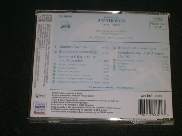 Arturo Toscanini, Ludwig van Beethoven, NBC Symphony Orchestra-1