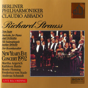 Richard Strauss – Berliner Philharmoniker, Claudio Abbado – New Year’s Eve Concert 1992 (CD) (Mint (M))