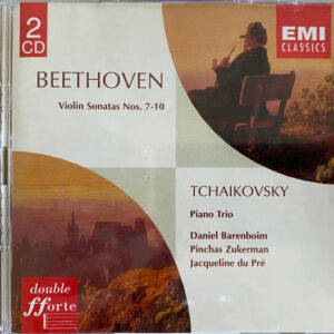 Pinchas Zukerman, Daniel Barenboim, Jacqueline Du Pré – Beethoven: Violin Sonatas Nos. 7-10; Tchaikovsky: Piano Trio (2xCD) (Mint (M))