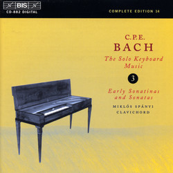 Carl Philipp Emanuel Bach, Miklos Spanyi – Early Sonatinas and Sonatas (CD) (Mint (M)) Carl Philipp Emanuel Bach, Miklos Spanyi – Early Sonatinas and Sonatas (CD) (Mint (M))