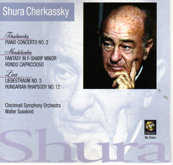 Shura Cherkassky, Pyotr Ilyich Tchaikovsky, Felix Mendelssohn-Bartholdy, Franz Liszt, Cincinnati Symphony Orchestra, Walter Susskind – Piano Concerto No. 2 / Fantasy In F-Sharp Minor / Rondo Capriccioso / Liebestraum No. 3 / Hungarian Rhapsody No. 12 (CD) (Mint (M)) Shura Cherkassky, Pyotr Ilyich Tchaikovsky, Felix Mendelssohn-Bartholdy, Franz Liszt, Cincinnati Symphony Orchestra, Walter Susskind – Piano Concerto No. 2 / Fantasy In F-Sharp Minor / Rondo Capriccioso / Liebestraum No. 3 / Hungarian Rhapsody No. 12 (CD) (Mint (M))