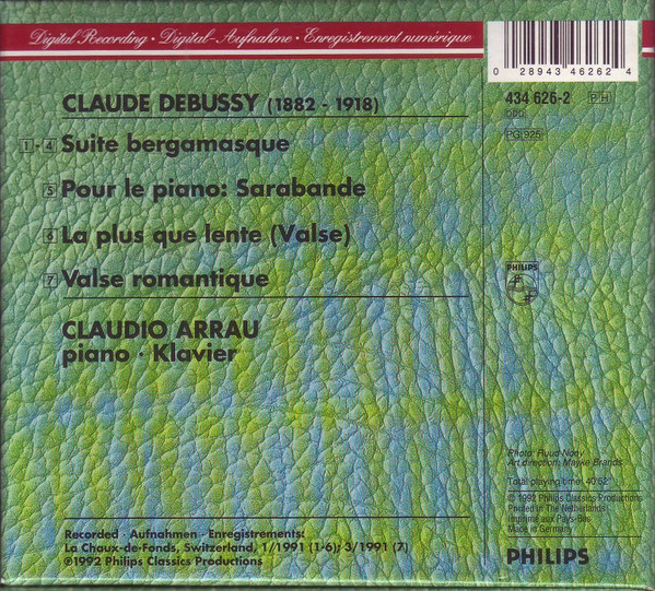 Claudio Arrau, Claude Debussy-1