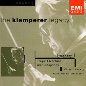 Johannes Brahms, Otto Klemperer, Philharmonia Orchestra – Symphony No. 1, etc. (CD) (Mint (M)) Johannes Brahms, Otto Klemperer, Philharmonia Orchestra – Symphony No. 1, etc. (CD) (Mint (M))