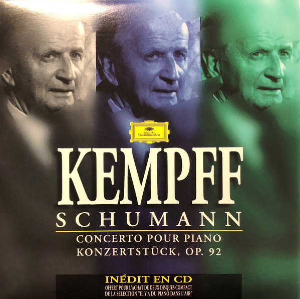 Wilhelm Kempff – Schumann / Concerto Pour Piano & Konzerstück, Op. 92 (CD) (Mint (M)) Wilhelm Kempff – Schumann / Concerto Pour Piano & Konzerstück, Op. 92 (CD) (Mint (M))