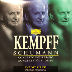 Wilhelm Kempff – Schumann / Concerto Pour Piano & Konzerstück, Op. 92 (CD) (Mint (M))