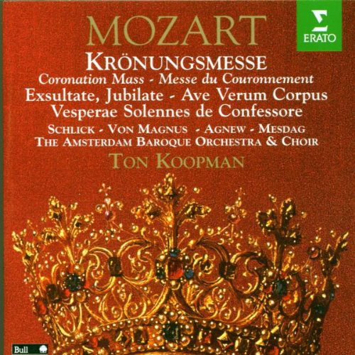 Wolfgang Amadeus Mozart, The Amsterdam Baroque Orchestra And Choir, Ton Koopman, Barbara Schlick, Elisabeth Von Magnus, Paul Agnew (2), Matthijs Mesdag – Krönungsmesse (CD) (Mint (M)) Wolfgang Amadeus Mozart, The Amsterdam Baroque Orchestra And Choir, Ton Koopman, Barbara Schlick, Elisabeth Von Magnus, Paul Agnew (2), Matthijs Mesdag – Krönungsmesse (CD) (Mint (M))