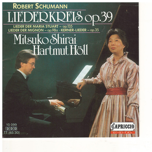 Robert Schumann – Mitsuko Shirai, Hartmut Höll – Liederkreis Op. 39 / Lieder Der Maria Stuart Op. 135 / Lieder Der Maria Stuart Op. 135 / Lieder Der Mignon Op. 98a / Kerner-Lieder Op. 35 (CD) (Mint (M)) Robert Schumann – Mitsuko Shirai, Hartmut Höll – Liederkreis Op. 39 / Lieder Der Maria Stuart Op. 135 / Lieder Der Maria Stuart Op. 135 / Lieder Der Mignon Op. 98a / Kerner-Lieder Op. 35 (CD) (Mint (M))