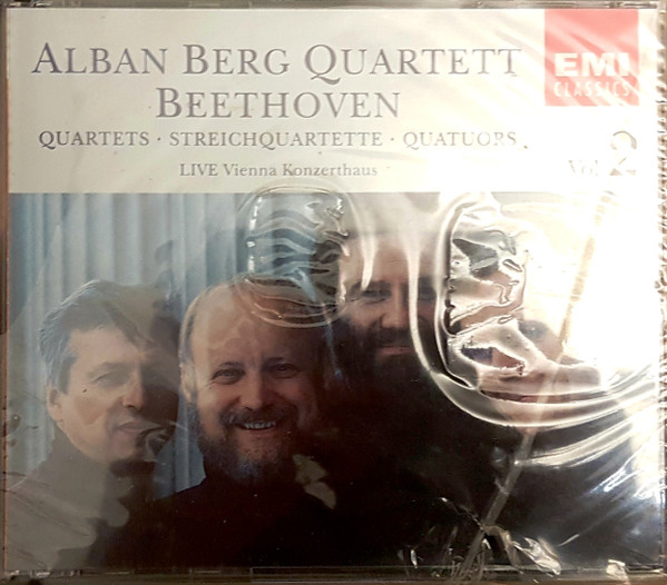 Ludwig van Beethoven . Alban Berg Quartett – Quartets • Streichquartette • Quatuors Vol. 2 (Live Vienna Konzerthaus) (4xCD) (Mint (M)) Ludwig van Beethoven . Alban Berg Quartett – Quartets • Streichquartette • Quatuors Vol. 2 (Live Vienna Konzerthaus) (4xCD) (Mint (M))