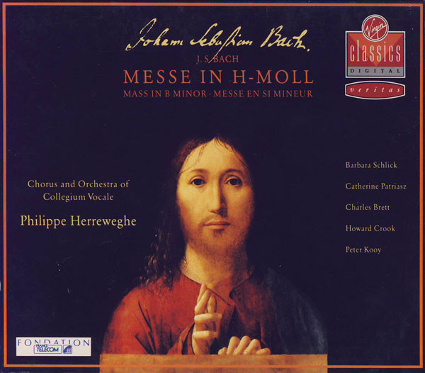 Johann Sebastian Bach, Collegium Vocale, Philippe Herreweghe – Messe In H-Moll = Mass In B Minor = Messe En Si Mineur (2xCD) (Mint (M)) Johann Sebastian Bach, Collegium Vocale, Philippe Herreweghe – Messe In H-Moll = Mass In B Minor = Messe En Si Mineur (2xCD) (Mint (M))