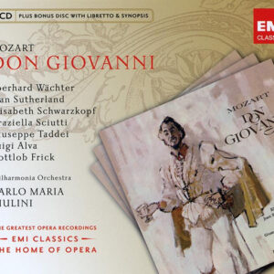 Wolfgang Amadeus Mozart – Eberhard Wächter, Joan Sutherland, Elisabeth Schwarzkopf, Graziella Sciutti, Giuseppe Taddei, Luigi Alva, Gottlob Frick, Philharmonia Orchestra, Carlo Maria Giulini – Don Giovanni (3xCD) (Mint (M))
