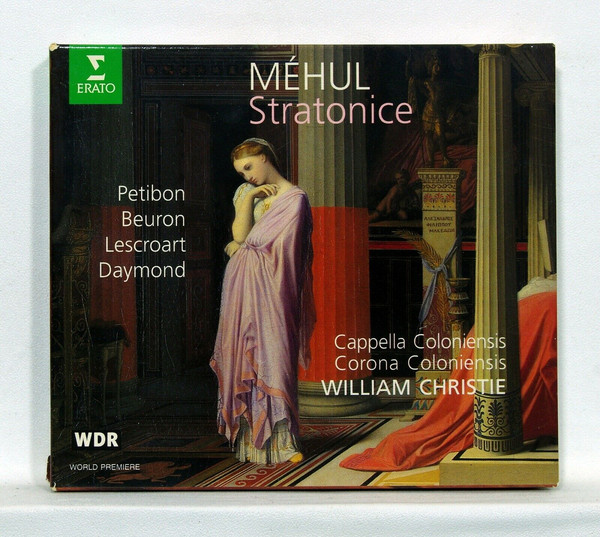Étienne-Nicolas Méhul – Patricia Petibon • Yann Beuron • Etienne Lescroart • Karl Morgan Daymond • Cappella Coloniensis • Corona Coloniensis • William Christie – Stratonice (CD) (Mint (M)) Étienne-Nicolas Méhul – Patricia Petibon • Yann Beuron • Etienne Lescroart • Karl Morgan Daymond • Cappella Coloniensis • Corona Coloniensis • William Christie – Stratonice (CD) (Mint (M))