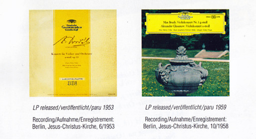 Antonín Dvořák • Max Bruch • Alexander Glazunov, Johanna Martzy • Erica Morini • Ferenc Fricsay-1
